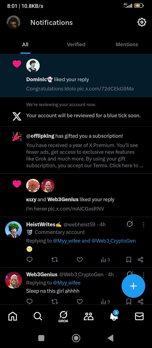 I’m still emotional about this…
Woke up to a whole year X premium gift 😭🧡

I actually cried tears of joy.
Not because of the subscription itself, but because of the intention behind it.

It’s rare to have someone who genuinely wants you to win… someone who supports your