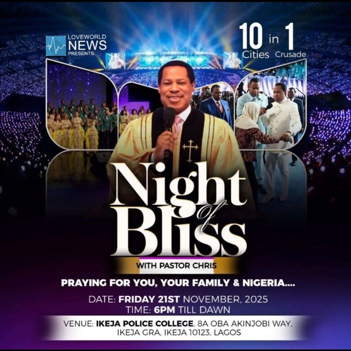 AFG_0007's tweet image. The 10 in 1 Cities Crusade is happening this Friday the 21st of November 2025 across Nigeria.

The set time for a change is here... DON'T MISS IT 🧏🏽‍♂️