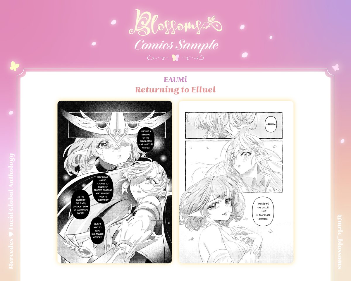 🌸🦋 The sample from the MerLucid Anthology is out now! [Comics