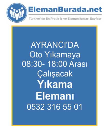 Yeni iş ilanı bu linkte➡️; elemanburada.net/isilanlari/ank…
#ankaraisilanlari
#ankaraelemanilanlari
#bist100