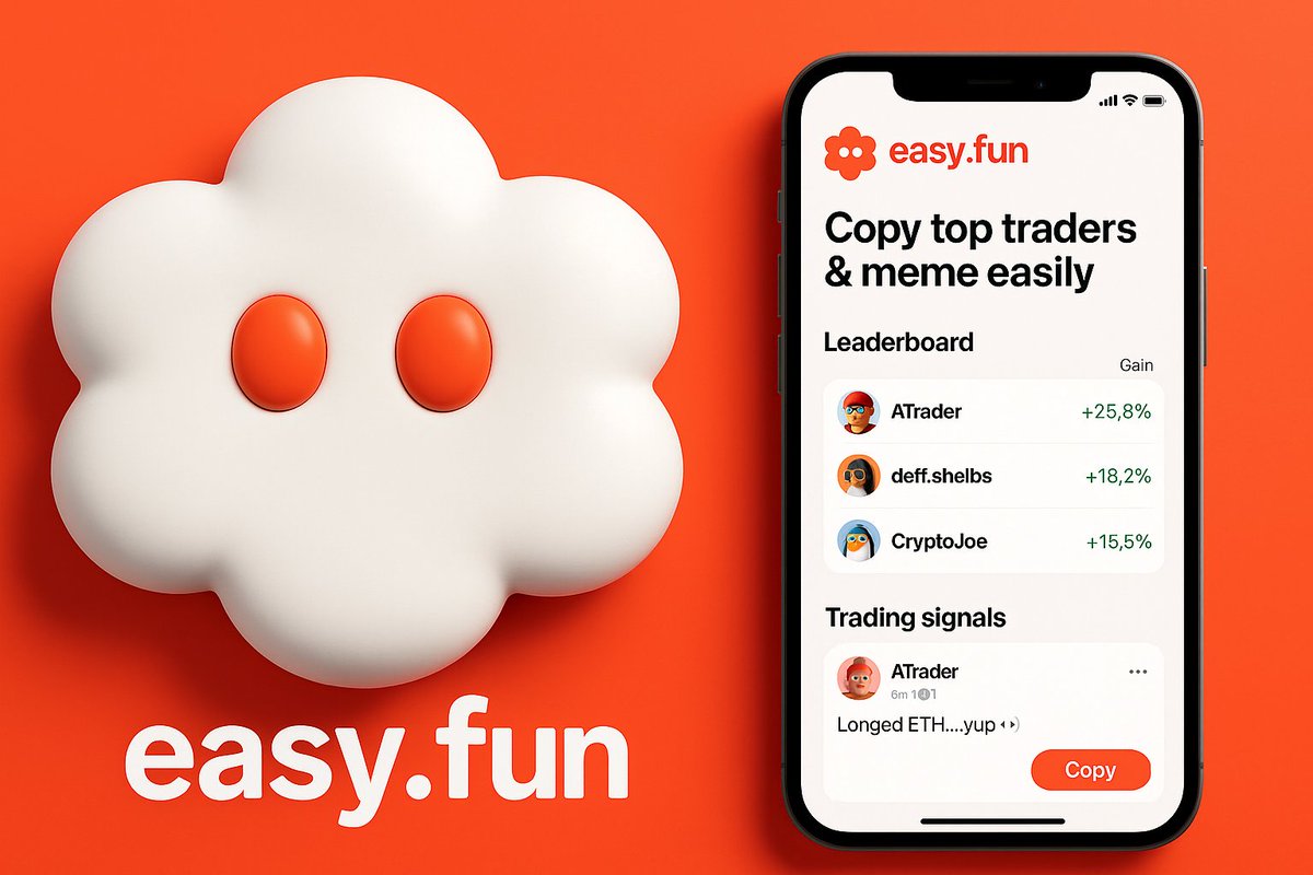 ulot_szn's tweet image. Coffee in one hand, trades in the other ☕

Watching real wallets move on Easy.fun beats staring at charts alone. @easydotfunX

Learn, copy, or just absorb, mornings like this set the pace for the day.

#easyfun #easydotfun