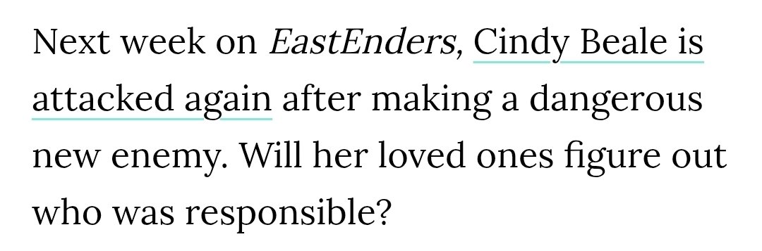 She may as well just walk around with a shovel in her head at this point. #EastEnders