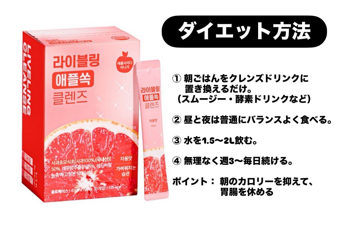 ちゃんみなファンの友達が教えてくれたんだけど、これで1カ月に-6kgも