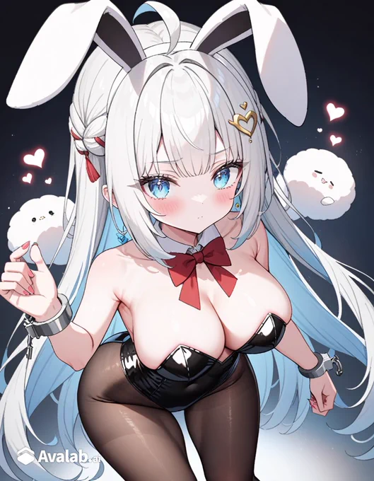 #バニーガール貼って元気づけてください …ん