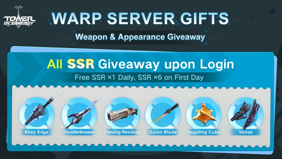 Tower of Fantasy tweet media