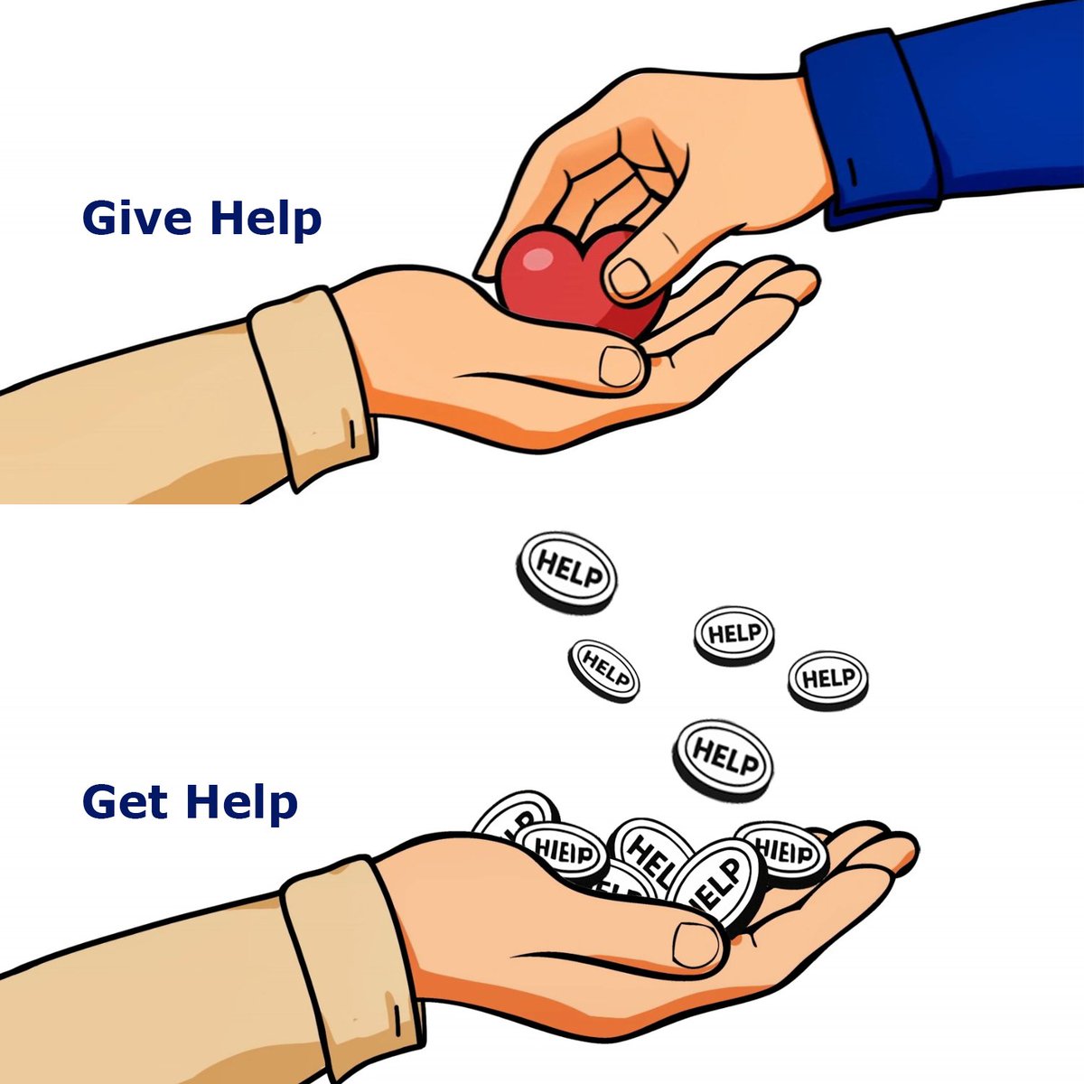 GiveRealHelp's tweet image. When you give help, you will get help. 
Real Help platform revolutionize the culture of traditional help culture that depend on sacrifice into ones that create win-win situations for everyone involved.