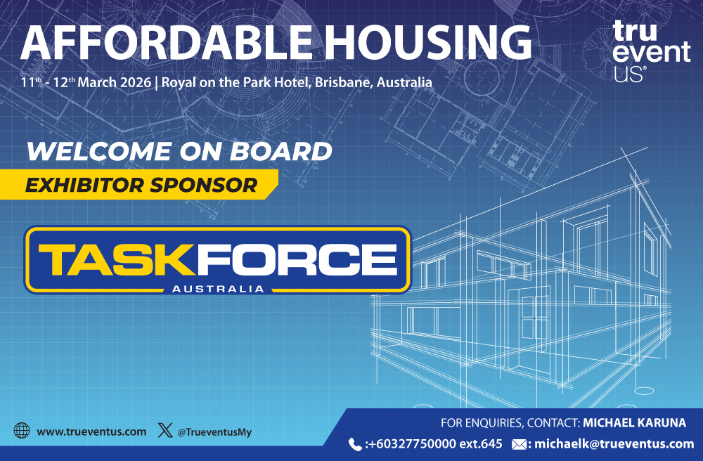 We’re excited to welcome Taskforce Australia on board as a sponsor for the Affordable Housing Conference 2026! 🌟

📍 Royal on the Park Hotel, Brisbane
📅 11–12 March 2026
📄 Brochure: drive.google.com/file/d/1yMxFLh…

Contact: michaelk@trueventus.com
#AffordableHousing #HousingAustralia