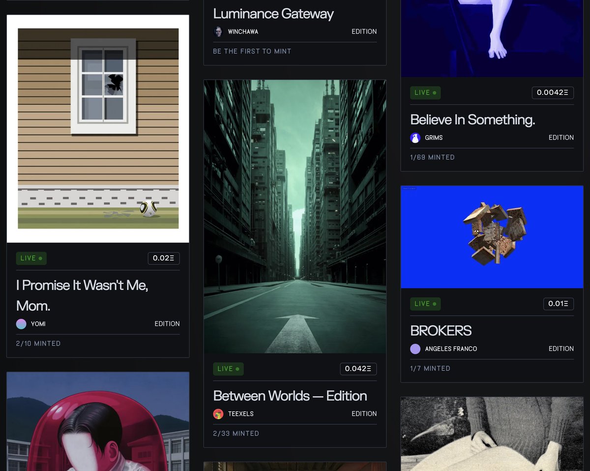 inevitable gm ☕️

"Between Worlds" public sale on <a href="/TransientLabs/">Transient Labs</a> 🔥

transient.xyz/mint/between-w…