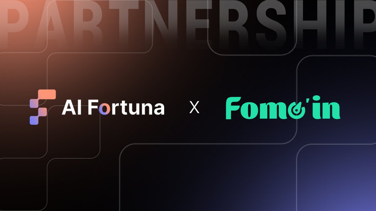 aiFtnProtocol's tweet image. 📢 AiFortuna x Fomoin: New Partnership Announcement

We’re excited to partner with @Fomo__in — a leading digital marketing hub and one-stop incubation engine for emerging blockchain startups.

Through this collaboration, AiFortuna and Fomoin will jointly amplify ecosystem…