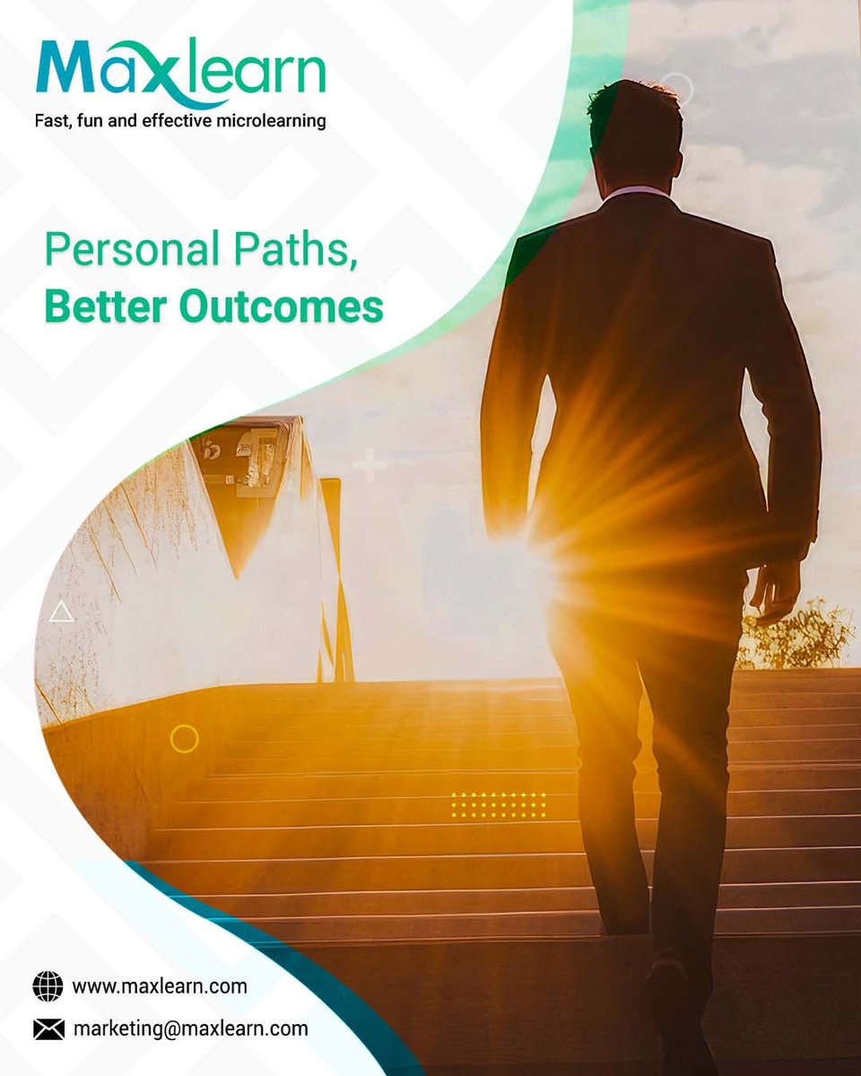 maxlearn_global's tweet image. Personalized Learning Journeys
MaxLearn adapts to each learner, guiding them through behavioral transformation at their own pace. To know more... maxlearn.com/request-a-demo/

#ScenarioBasedLearning #SpacedRepetitionROI #AITraining #adaptivelearning #learningretention