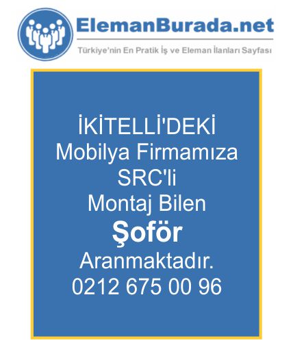 Yeni iş ilanı bu linkte➡️; elemanburada.net/isilanlari/ist…
#istanbulisilanlari
#istanbulelemanilanlari
#deprem