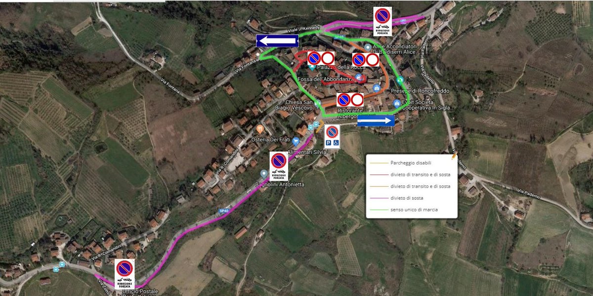 #viabiliru #Roncofreddo Per Piccola fiera d'autunno, dal 20 al 23 novembre 2025 modifiche alla viabilità del capoluogo. Attenzione alla segnaletica.