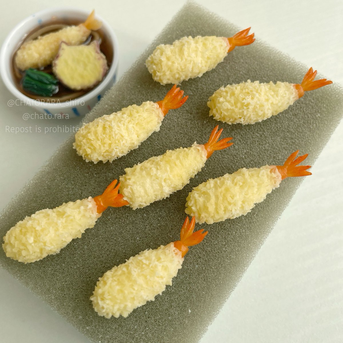 CHATORARA_shiro's tweet image. 海老天揚げました🍤🥢✨

まるっとしたフォルムがかわいい☺️