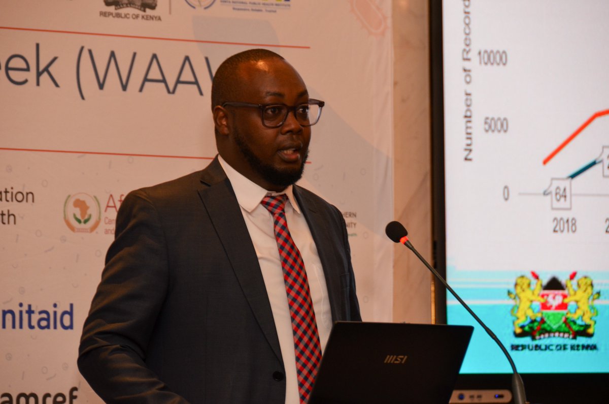 ILRI joins national partners in marking World Antimicrobial Awareness Week. <a href="/ericfevre/">Prof Eric Fevre</a> spoke on ILRI's work supporting the Kenya National Action Plan on Prevention and Containment of Antimicrobial Resistance, supported by the Flemming fund UK. ILRI has been working closely with