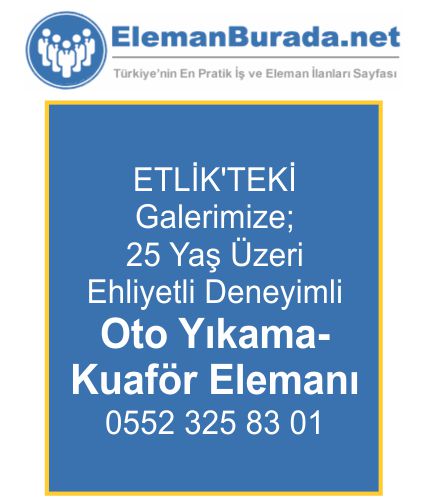 Yeni iş ilanı bu linkte➡️; elemanburada.net/isilanlari/ank…
#ankaraisilanlari
#ankaraelemanilanlari
#viop