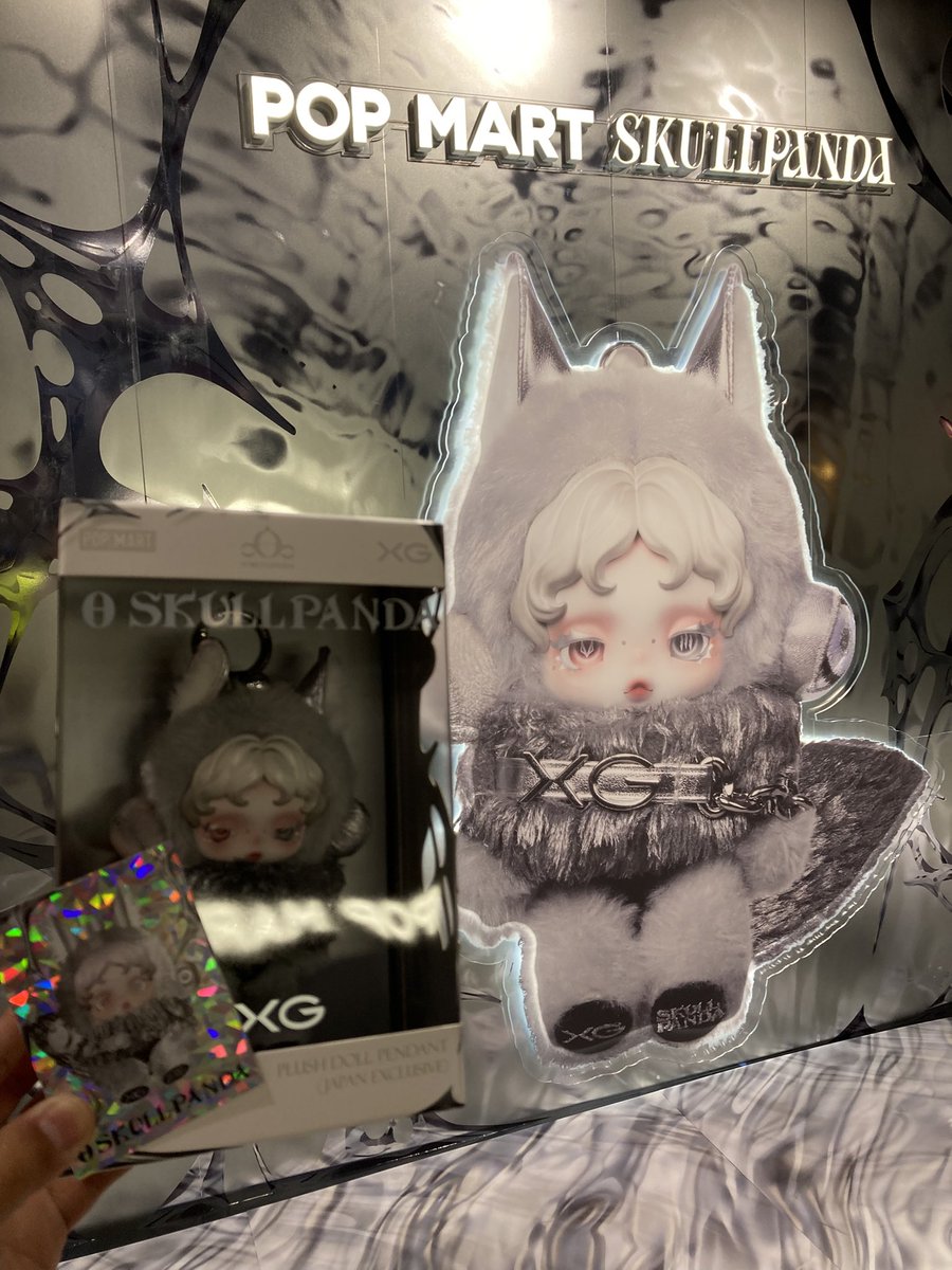きっか（即購入可能様　skull panda Skullpanda SKULL PANDA x XG Vinyl Plush Pendant Japan Exclusive