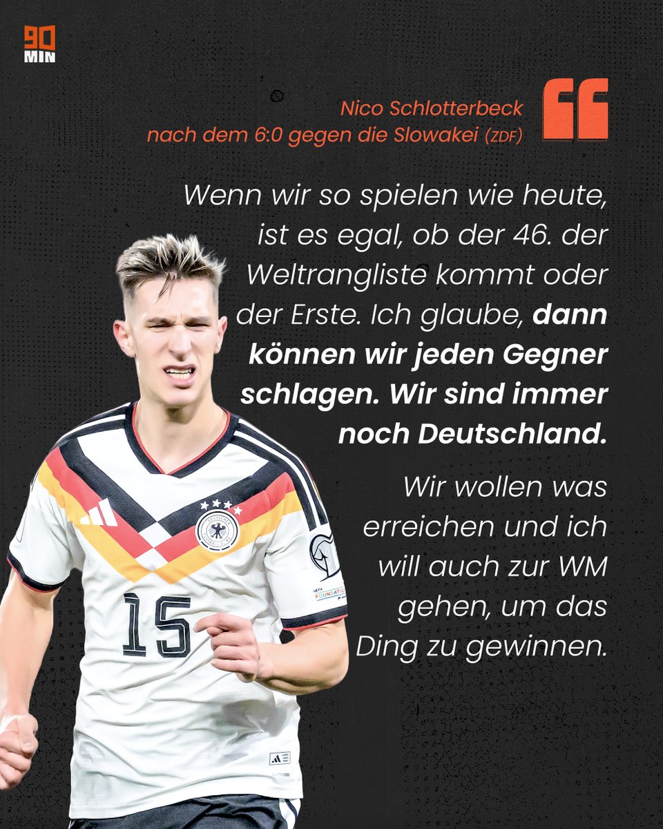 "Jeder hat ein extrem gutes Spiel gemacht und gearbeitet wie das rosafarbene Tier", lobte der Bundestrainer nach der Gala, mit der das WM-Ticket gebucht wurde. 🎟️🇩🇪