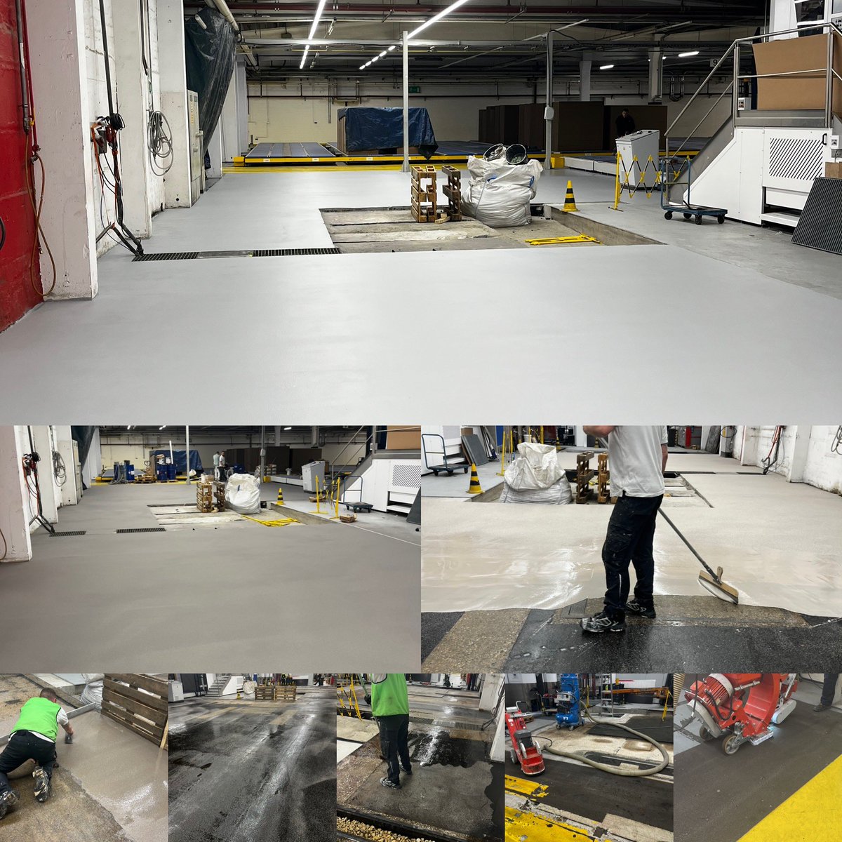 Great transformation with the fast curing Plastifloor resins. mma-floor.com