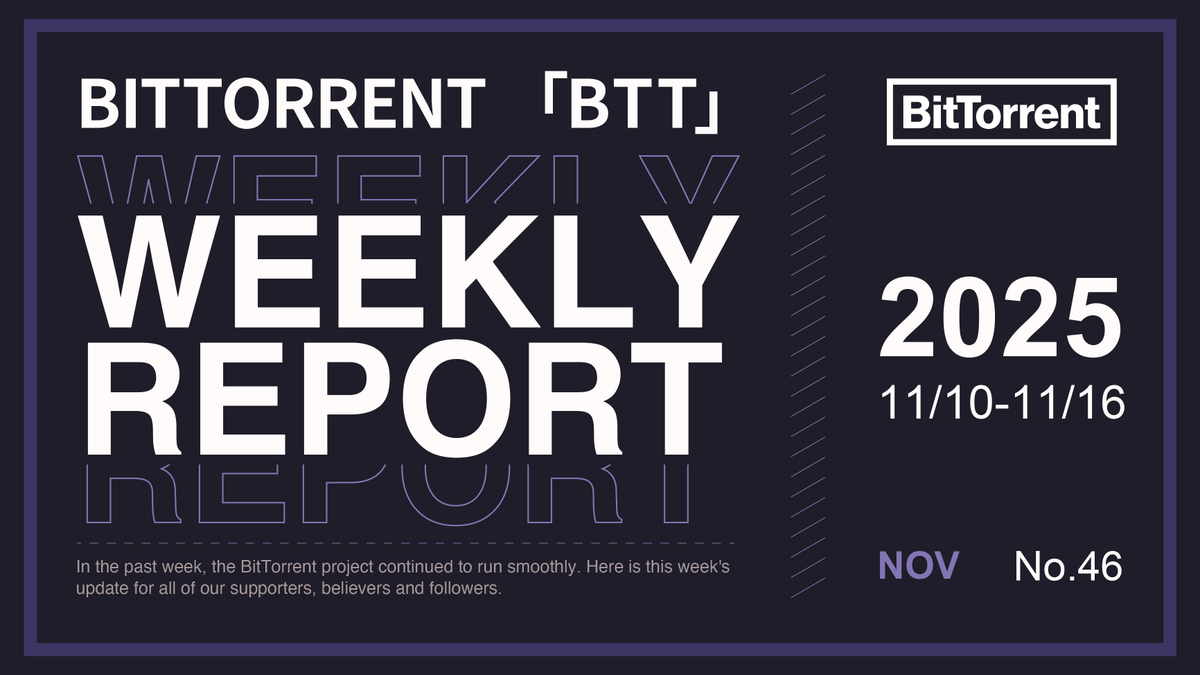 BitTorrent's tweet image. 📢 LAST WEEK IN #BitTorrent
✅ The total number of transactions on BTFS exceeded 2.15M.
✅ The APY for $BTT staking on #BTTC has reached up to 7.01%.

🖱️Learn more: medium.com/@BitTorrent/bi…