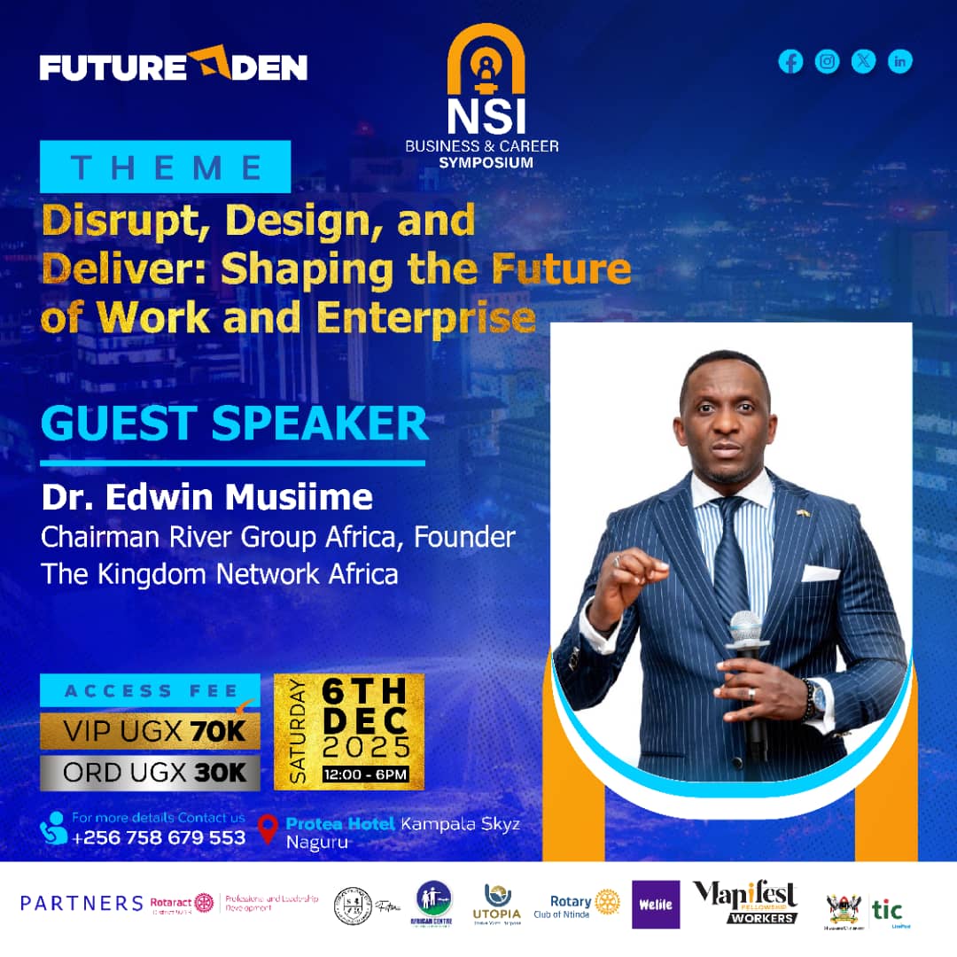 emmaus_trevor's tweet photo. I am glad to announce to you that Dr. Edwin Musiime, [ @DrEdwinMusiime ], will also be speaking at the NSI Business &amp; Career Symposium..

#NSICBS #CareerGrowth #FutureDen https://t.co/QIh28h8qER