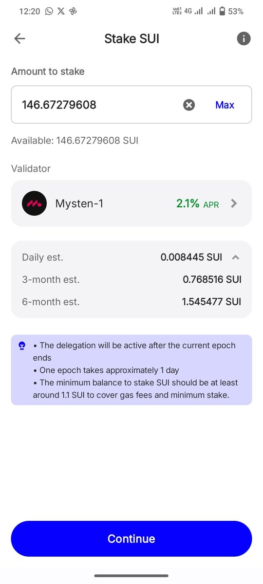 msalman226's tweet photo. @TrustWallet Subject:Missing 146.67 SUI
Hello Trust Wallet Support
On September 6 at 12:20 PM, I staked 146.67 SUI using the Max option When I reopened app the tokens disappeared They are not in my balance or staking and it’s been 3 months
Please investigate and help me recover my 146.67 SUI. https://t.co/XsRUYp8feU