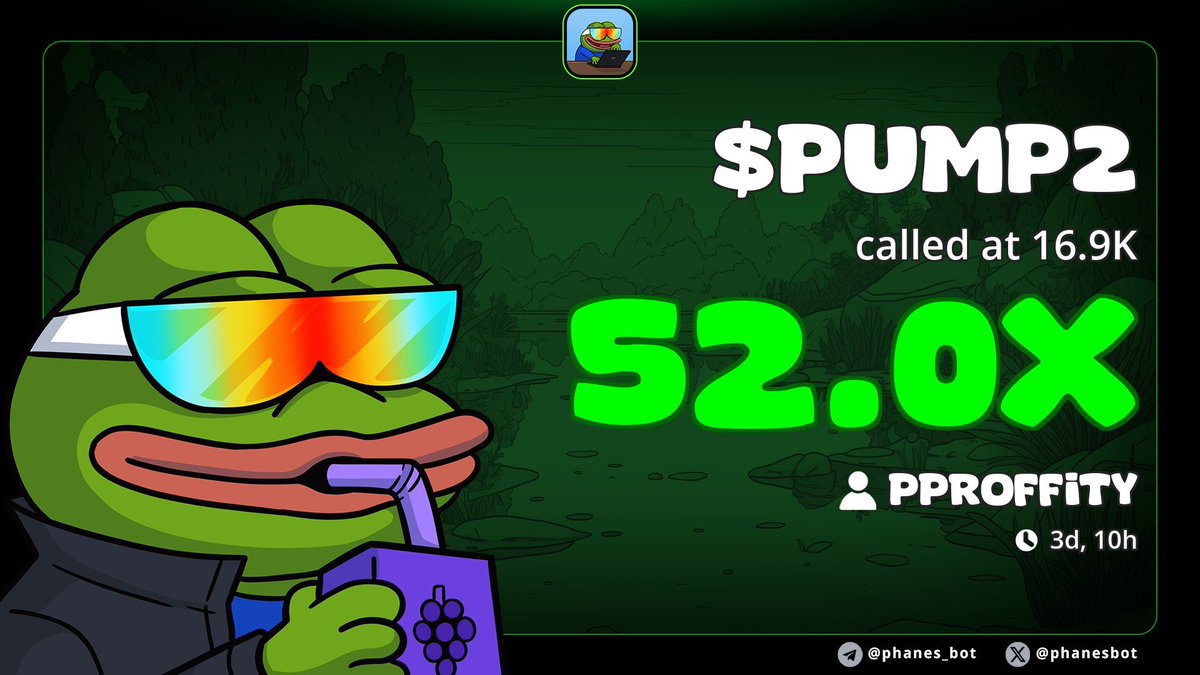 PProffity's tweet image. one more cook on tg
$pump2