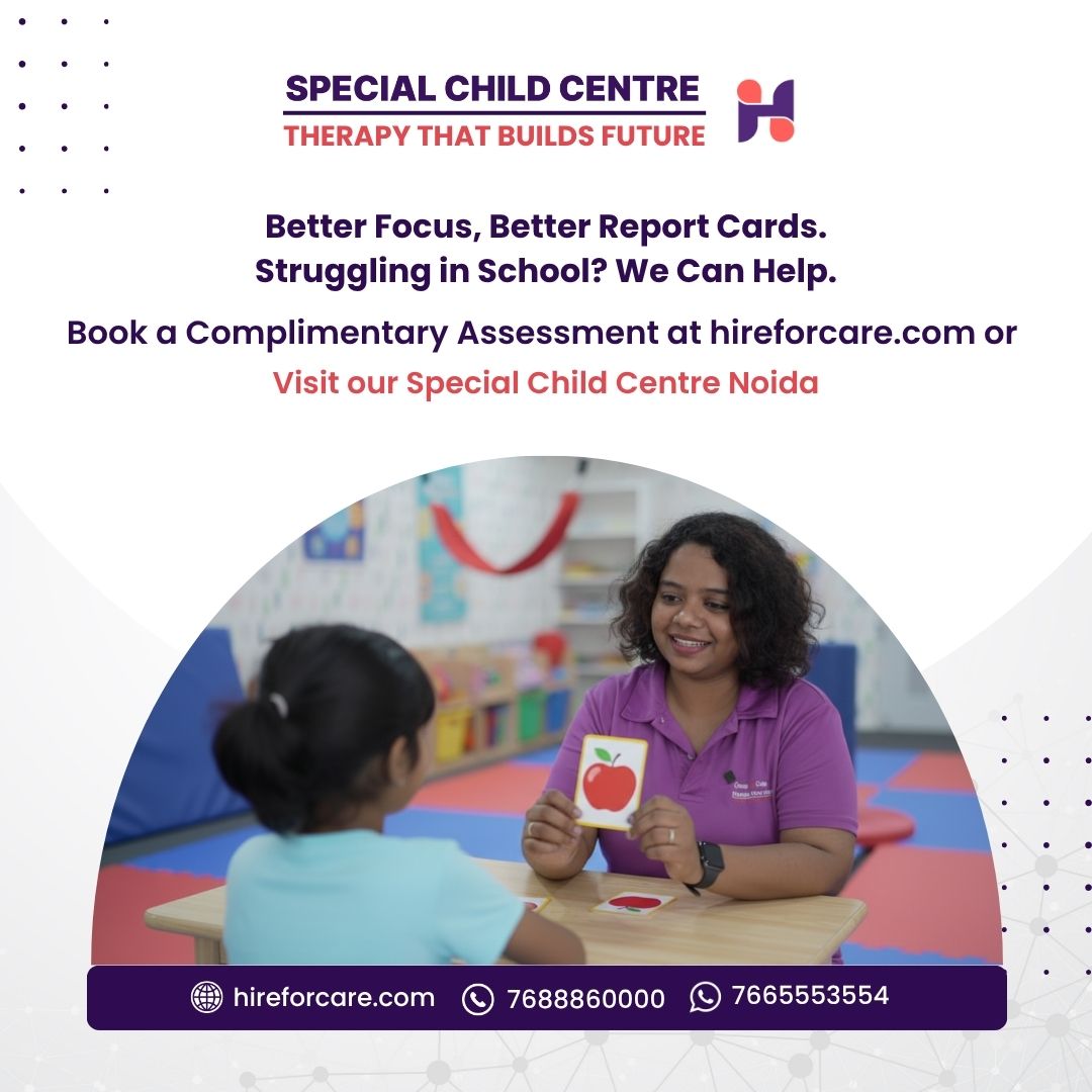 hireforcare's tweet image. Struggling in school? The right support can boost focus and confidence. 🌈

Explore personalised learning and therapy at our Noida Centre.
🎁 Complimentary Assessment → hireforcare.com
#HireForCare #LearningSupport #ChildDevelopment #NoidaParents