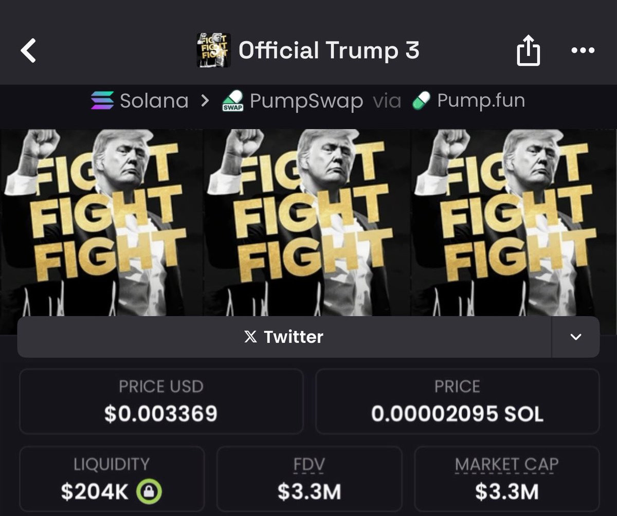 mooning_gems's tweet photo. #trump3 From $190K → $1.19M MC 📈
Calculated setups. Surgical exits.
Shared raw inside TG.💯
Silent alpha, booming gains.
Trade sharp — don’t get dumped on.
DM for access.🎯💯

HbkQ5yQwYpGpz9mCHSg45yHfz2TEo4yst16ydF6Jpump https://t.co/zsMb05uZJG