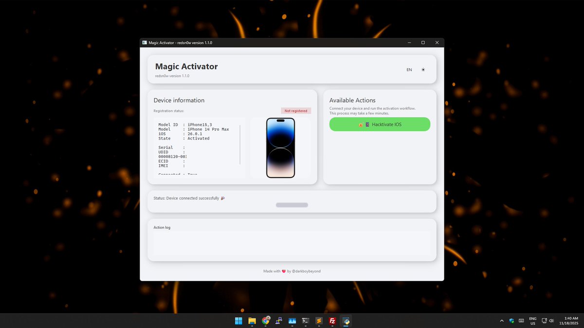 DarkboyBeyond's tweet image. in honor of a software that bring us these good old days

Magic Activator  redsn0w 1.1.0 

passing builds
ready to release, free