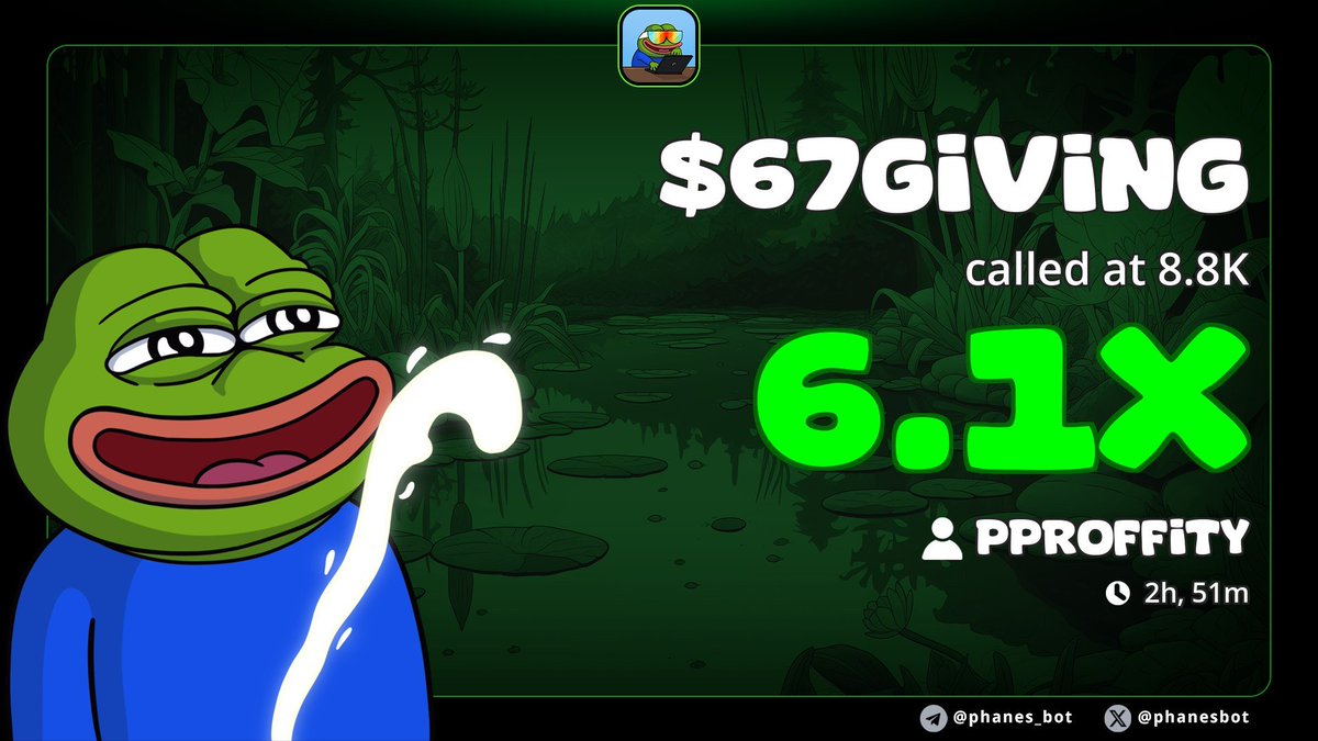 PProffity's tweet image. bonded
#67giving
7UcuoiNDrzZGrVwV5T2RCF1UidVeDPFKky6tDmLvpump