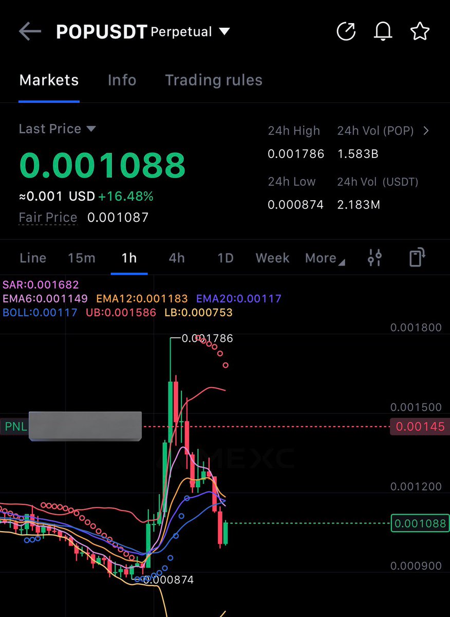 Degen_Green's tweet image. Used this same strategy on $XAN and $POP and it came out a 11x win.

Charts keeps moving exactly how i explained it on my previous tweet.

 People asking “how do you manage to using 50x - 100x on trades”

Stay turned 🔔 
Will drop a tweet explaining that soon!!
