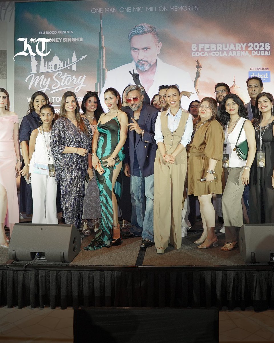 khaleejtimes's tweet image. Indian rapper #YoYoHoneySingh was recently in #Dubai to launch his &apos;My Story&apos; World Tour 2026. 

The singing sensation spoke at length about his transformation from the &apos;bad boy&apos; of #hiphop to an artiste whose work speaks to today&apos;s #GenZ audience.

khaleejtimes.com/entertainment/…