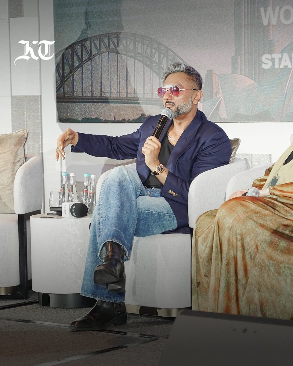 khaleejtimes's tweet image. Indian rapper #YoYoHoneySingh was recently in #Dubai to launch his &apos;My Story&apos; World Tour 2026. 

The singing sensation spoke at length about his transformation from the &apos;bad boy&apos; of #hiphop to an artiste whose work speaks to today&apos;s #GenZ audience.

khaleejtimes.com/entertainment/…