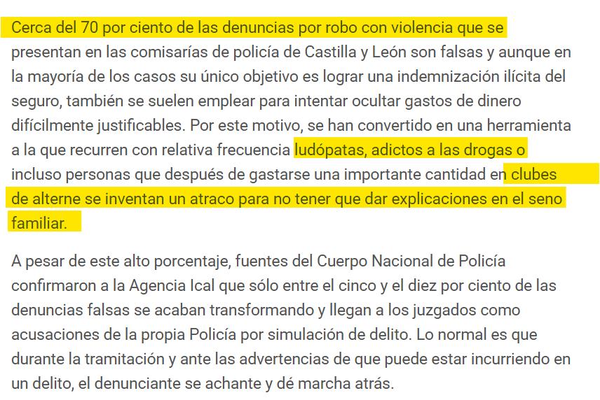 Llega_Ixtab's tweet photo. Por conceptualizar.
Quienes más denuncias falsas ponen son los ludópatas, los yonquis y los puteros, por atraco con violencia.
Con los mismos datos que odias.
https://t.co/1wndUjfapG https://t.co/1ScLLgiJtf