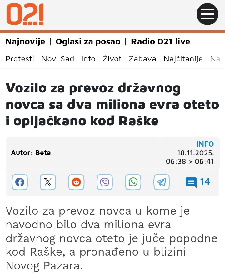 OBEZBEĐENO FINANSIRANJE ĆACILENDA DO KRAJA GODINE.