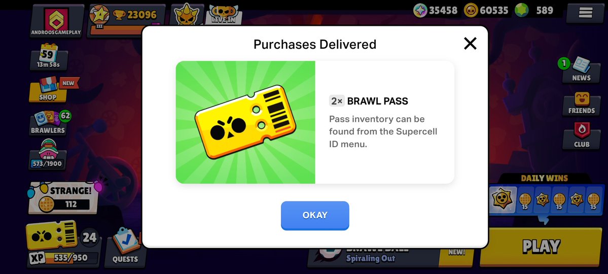 ANDROOSGAMEPLAY's tweet image. 🚨2X Brawl Stars Pass Giveaway By ANDROOSGAMEPLAY 
&amp;gt;Like, Comment: I Love Brawl Stars, Retweet 
&amp;gt;Subscribe To My YouTube Channel (Upload All Games Gameplay)
youtube.com/@ANDROOSGAMEPL… 
&amp;gt;Join My Discord 
discord.com/invite/tuzf3dR…
&amp;gt;WINNER WILL BE ANNOUNCED ON NEXT TUESDAY 
#BrawlStars