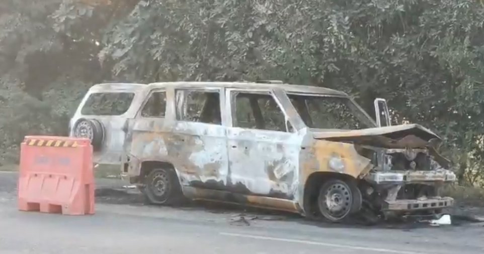 Newborn, doctor among 4 killed as ambulance catches fire in Modasa; 3 others injured