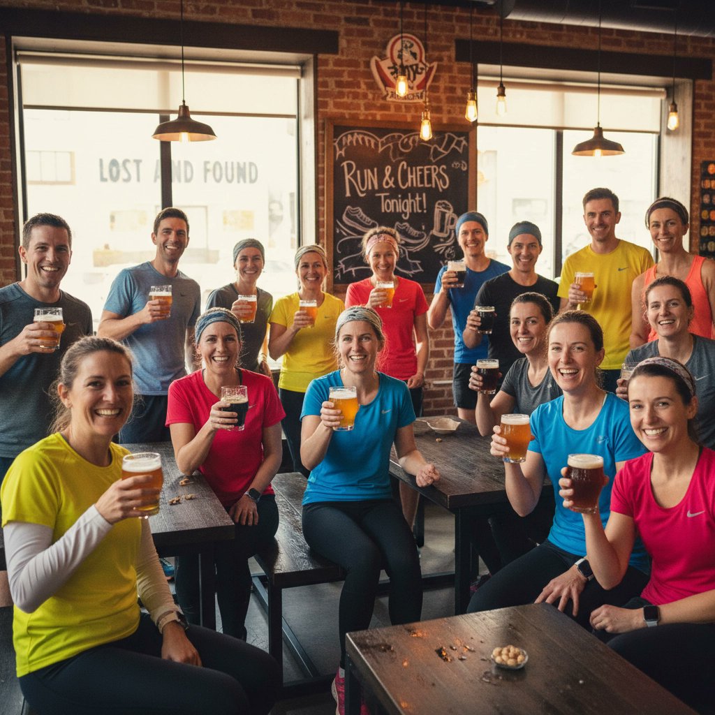 lostandfoundbtn's tweet photo. Ready to run, Fiveways? 🏃‍♂️🏃‍♀️ Join the Fiveways Run Club tonight at Lost And Found Taproom! Meet at 6:30pm for a friendly 5K and post-run cheers with great craft beer. All paces welcome 🍺✨ #BrightonRunners #LostAndFoundTaproom #RunClub #Cheers https://t.co/XcofxEgjA8