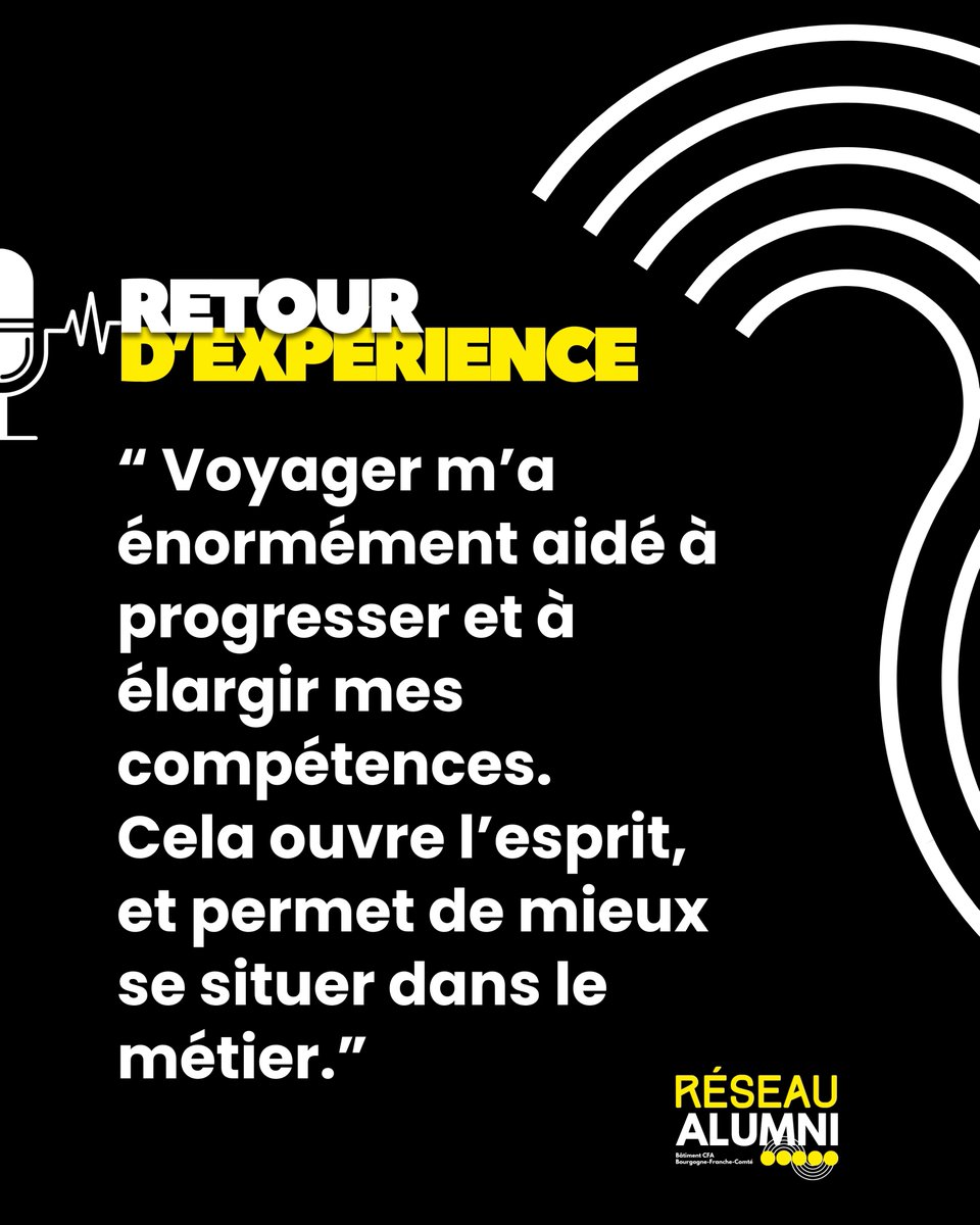 BATIMENTCFA_BFC's tweet image. 🟡 [RÉSEAU ALUMNI - RETOUR D’EXPÉRIENCE] 🤝
De l’#apprentissage à l’#entrepreneuriat : le parcours inspirant de Kévin JOYEUX, un jeune artisan carreleur !
Chef d’entreprise, il incarne la persévérance, le goût du défi et la passion du métier manuel.
➡️ reseau-alumni-batimentcfa-bfc.com/fr