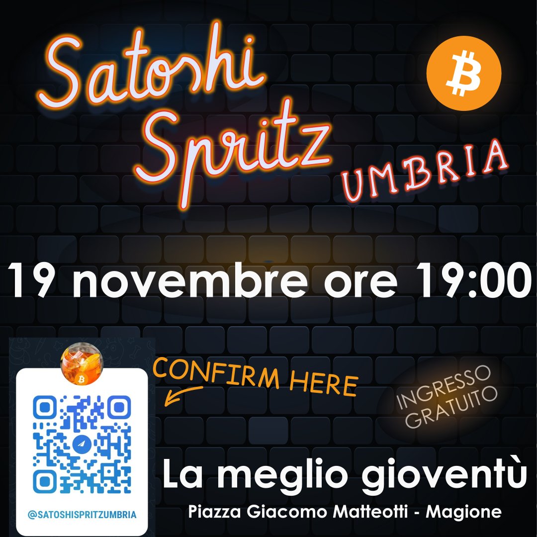 Satoshi Spritz Umbria tweet media