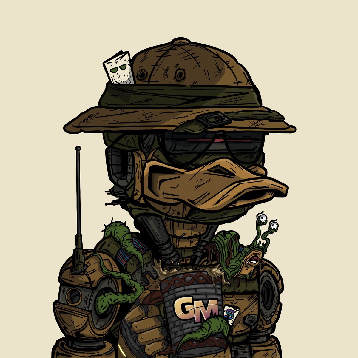 GM #web3 fam! Hope your week has started off right. 🚀

Tuesday… let’s get it! 🫡

#DDMC #DazedDucks #crypto #solana #solanaArt #SolanaNFTs #NFTs #LFG