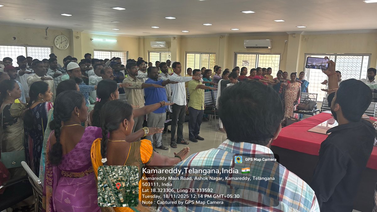 As part of the One day workshop on The MS ACT 2013 in Kamareddy Telangana , Ms Kam Foundation &amp; the participants take a Pledge in Telugu to abstain from the use of intoxicants &amp; drug’s !