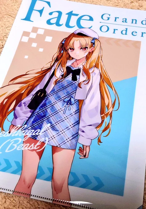水着エレちゃんのクリアファイル勝ち取りました