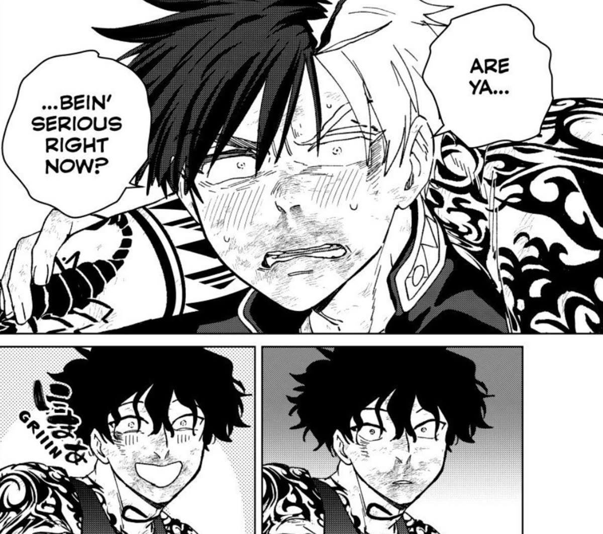 fritzis_dead's tweet image. sakura is canonically scared of reptilian bisexual men