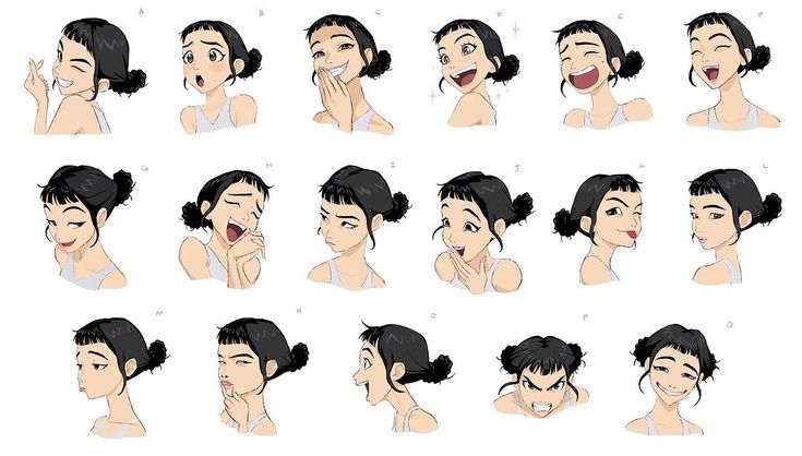alexbutfunnier's tweet image. uhhhhhhhhhhh idk what to post so here&apos;s big 4 expression sheets by scott watanabe