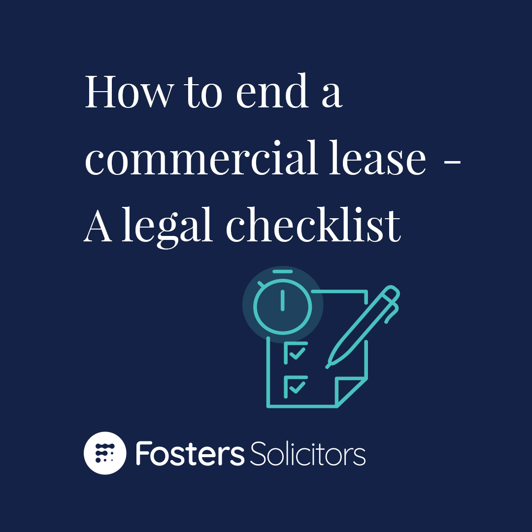 FostersSol's tweet photo. Ending a commercial lease is rarely simple, but the right legal guidance can protect your business from costly mistakes.

Our Commercial Property experts help you navigate notices, break clauses and obligations with confidence.

➡️ Read more: https://t.co/hEjGcQpqRP https://t.co/19hZhUKcRI