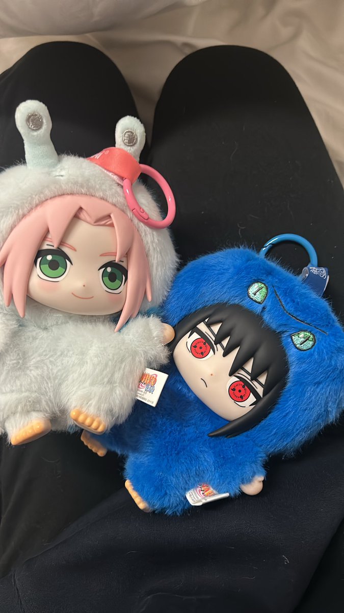 qzilem's tweet photo. would you believe me if i say that i got them two on my first two blind boxes? i'm so happy 🥹🥹🩷💙 #SAKURA #SASUKE #SASUSAKU https://t.co/DpM8f99LBJ