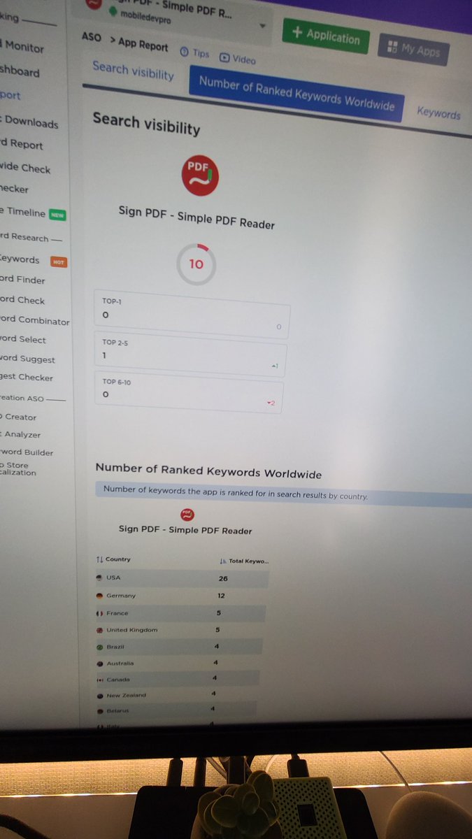 mobiledev_pro's tweet image. ASOMobile gave a week of free using their MAX plan and after researching I decided to change the app title in Google Play.

Focusing on a single specific feature.

getpdfsigned.app