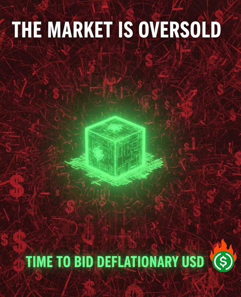 dusdSol's tweet image. The market sentiment is at extrem fear levels right now. 

These times present the biggest opportunities. 

We are here to stay and push deflation to the next level.