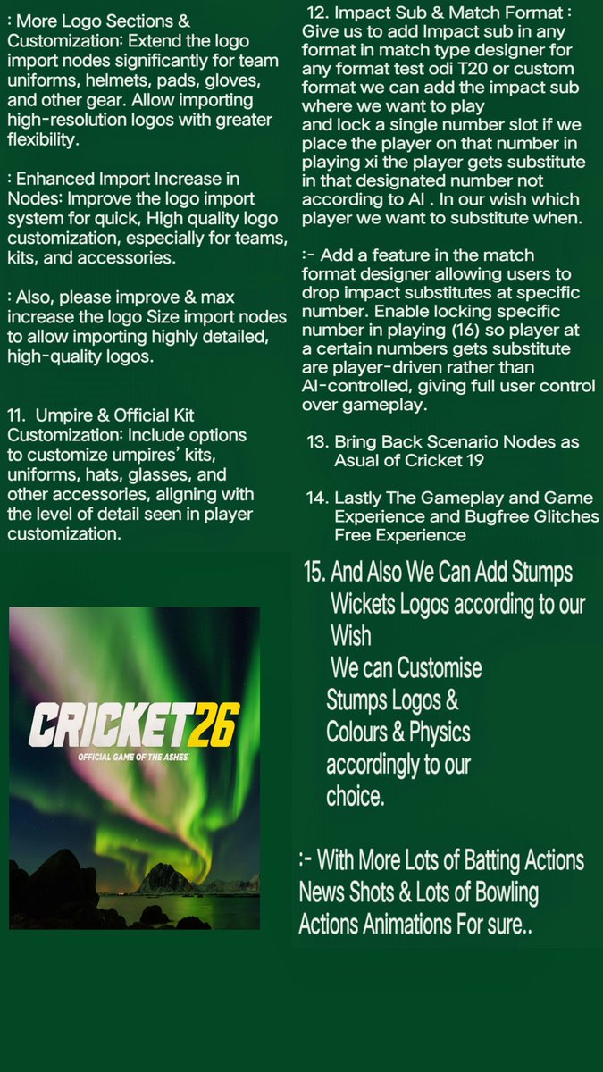 SSTripathy7272's tweet photo. #Cricket26 @BigAntStudios @RossSymons @Cricket23game @Mohammed_Sherry @nitinranaa 

And Also the Bowling Action of 

Chris Woakes (ENG)

Ollie Robinson (ENG)

​Liam Plunkett (ENG)

David Willey (ENG)

TYmal Mills (ENG)

Please Consider the Attachment too..

Need Everything's https://t.co/Yu1qm7Bu4B
